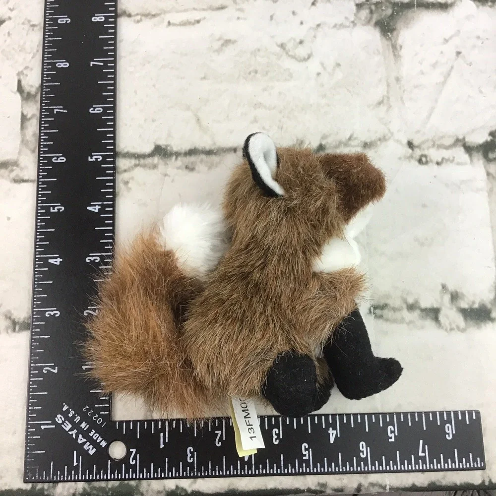 Folkmanis Mini Fox Finger Puppet Plush Wildlife Nature‎ Animal Theater Prop